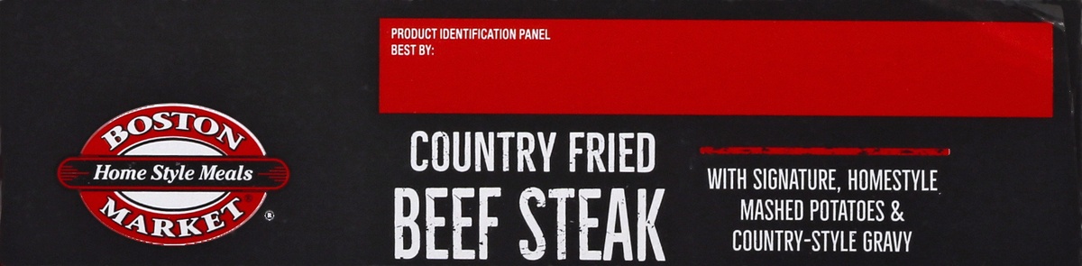 slide 8 of 10, Boston Market Country Fried Beef Steak Meal, 13.2 oz