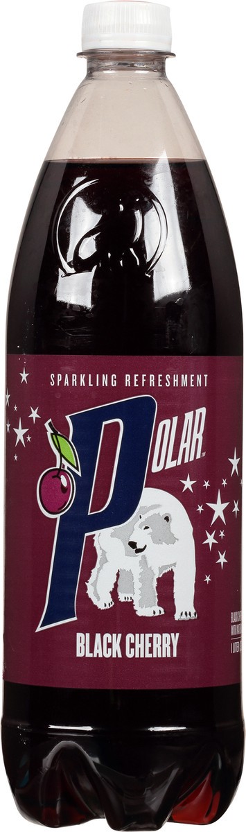 slide 6 of 11, Polar Black Cherry Flavored Soda, 33.8 fl oz