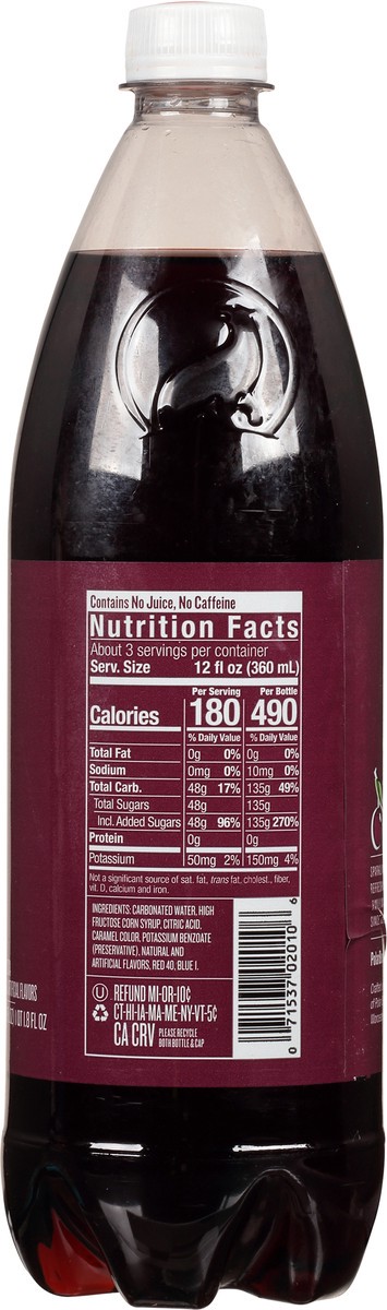 slide 10 of 11, Polar Black Cherry Flavored Soda, 33.8 fl oz