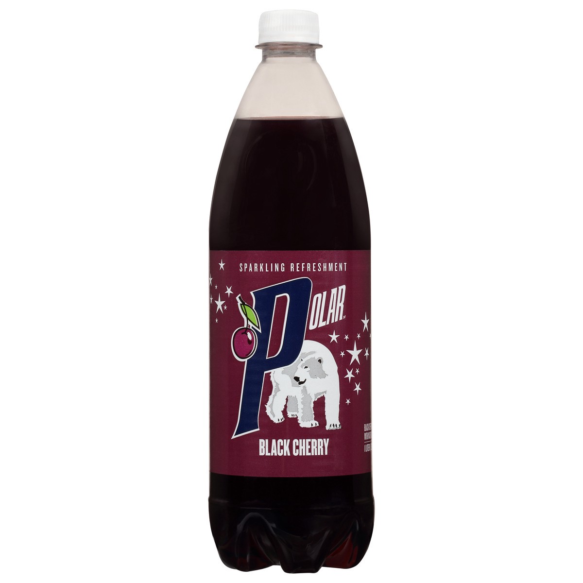 slide 11 of 11, Polar Black Cherry Flavored Soda, 33.8 fl oz