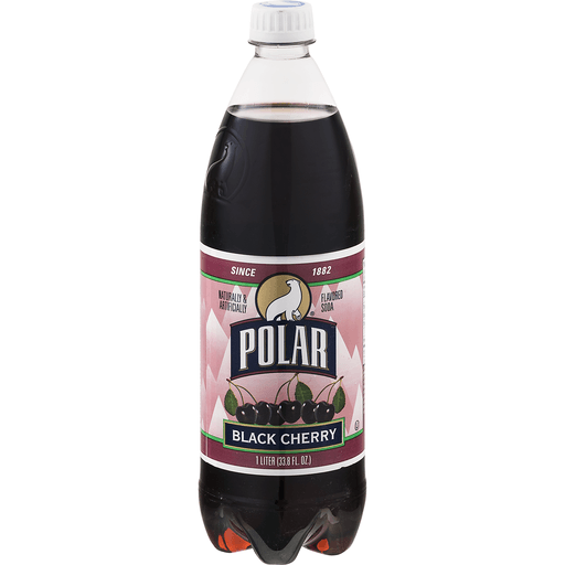 slide 1 of 11, Polar Black Cherry Flavored Soda, 33.8 fl oz