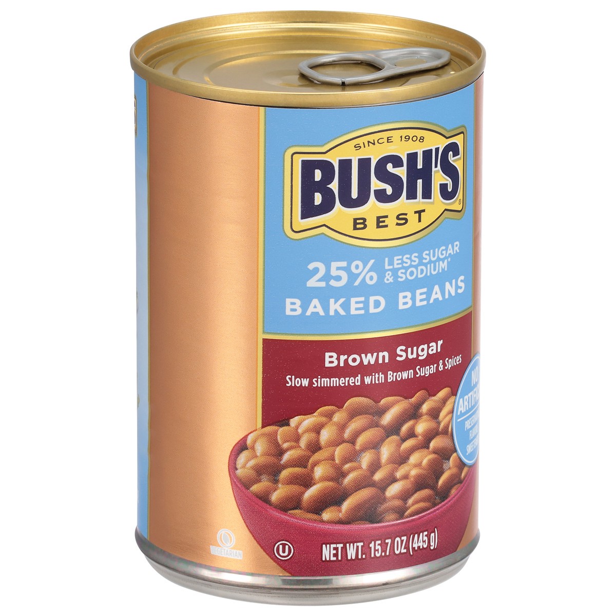 slide 2 of 9, Bush's Best Bush's Brown Sugar Reduced Sodium & Sugar Baked Beans 15.7 oz, 15.7 oz