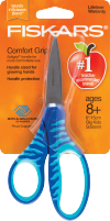 slide 4 of 9, Fiskars SoftGrip Big Kids Scissors, 6 in