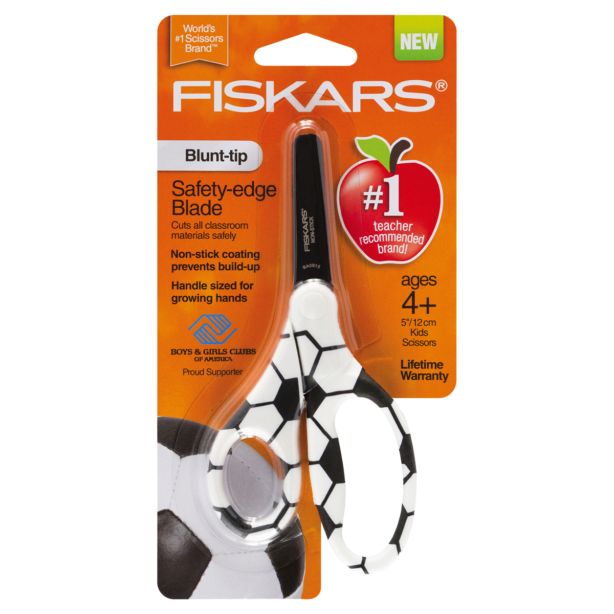 slide 3 of 4, Fiskars MVP Blunt Tip Scissors, 5 in