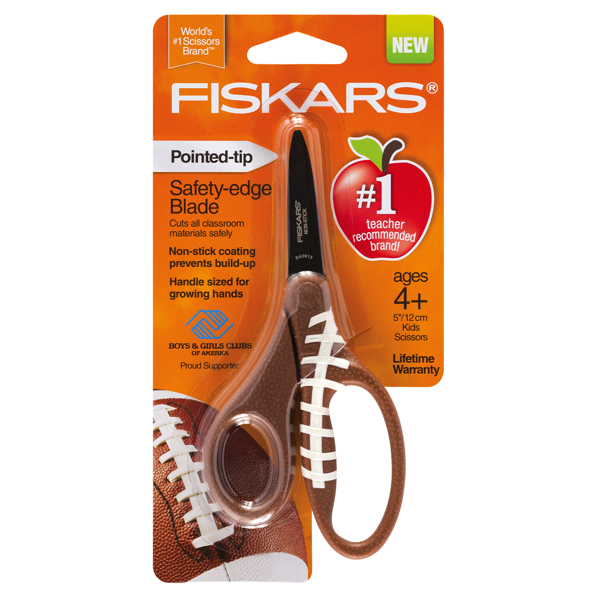 slide 3 of 4, Fiskars MVP Pointed Tip Kids Scissors, 5 in