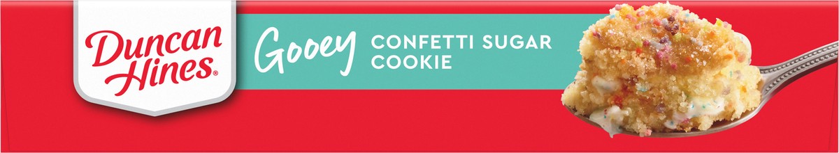 slide 8 of 9, Duncan Hines Gooey Confetti Sugar Cookie 10 oz, 10 oz