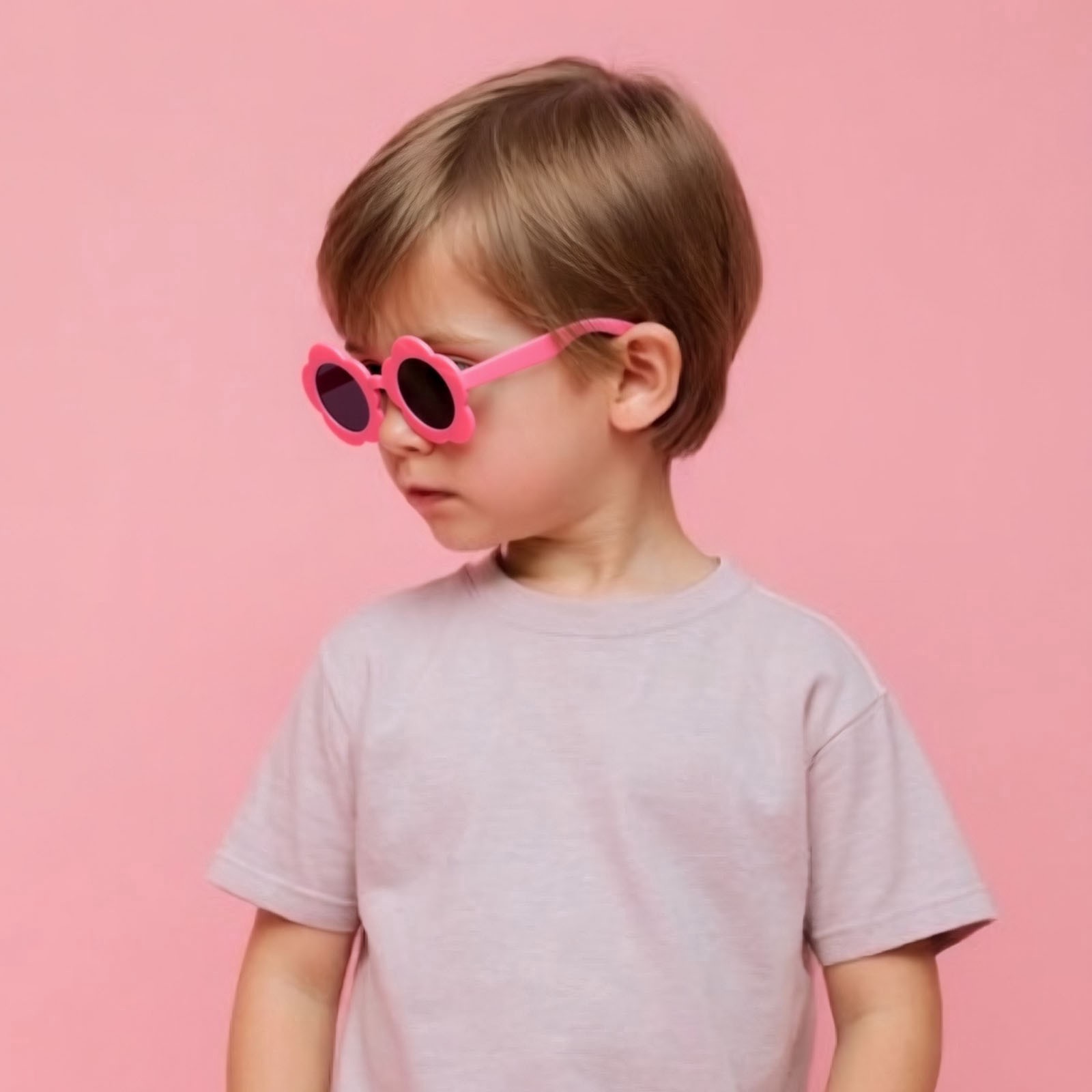 slide 3 of 4, Flower Sunglasses By Celebrate It, 5.3 in x 2.3 in x 5.3 in