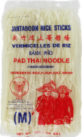 slide 1 of 4, Butterfly Jantaboon Rice Sticks Pad Thai Noodles 14 oz, 14 oz