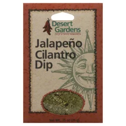 Desert Gardens Jalapeno And Cilantro Dip Mix