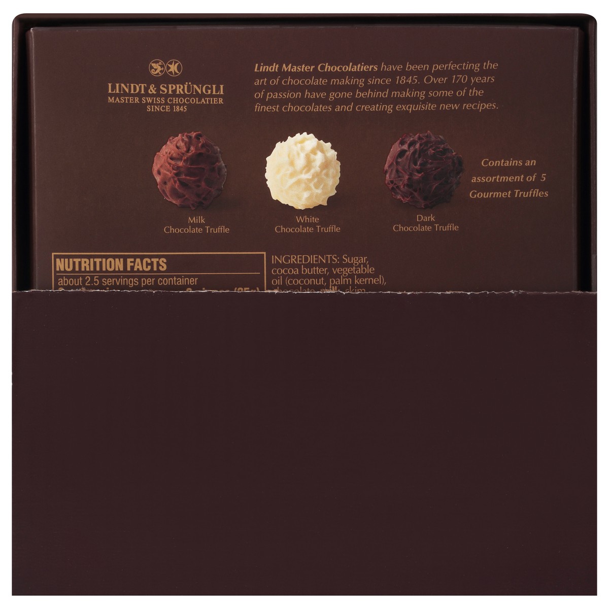 slide 5 of 9, Lindt Gourmet Truffles 1 ea, 2.8 oz
