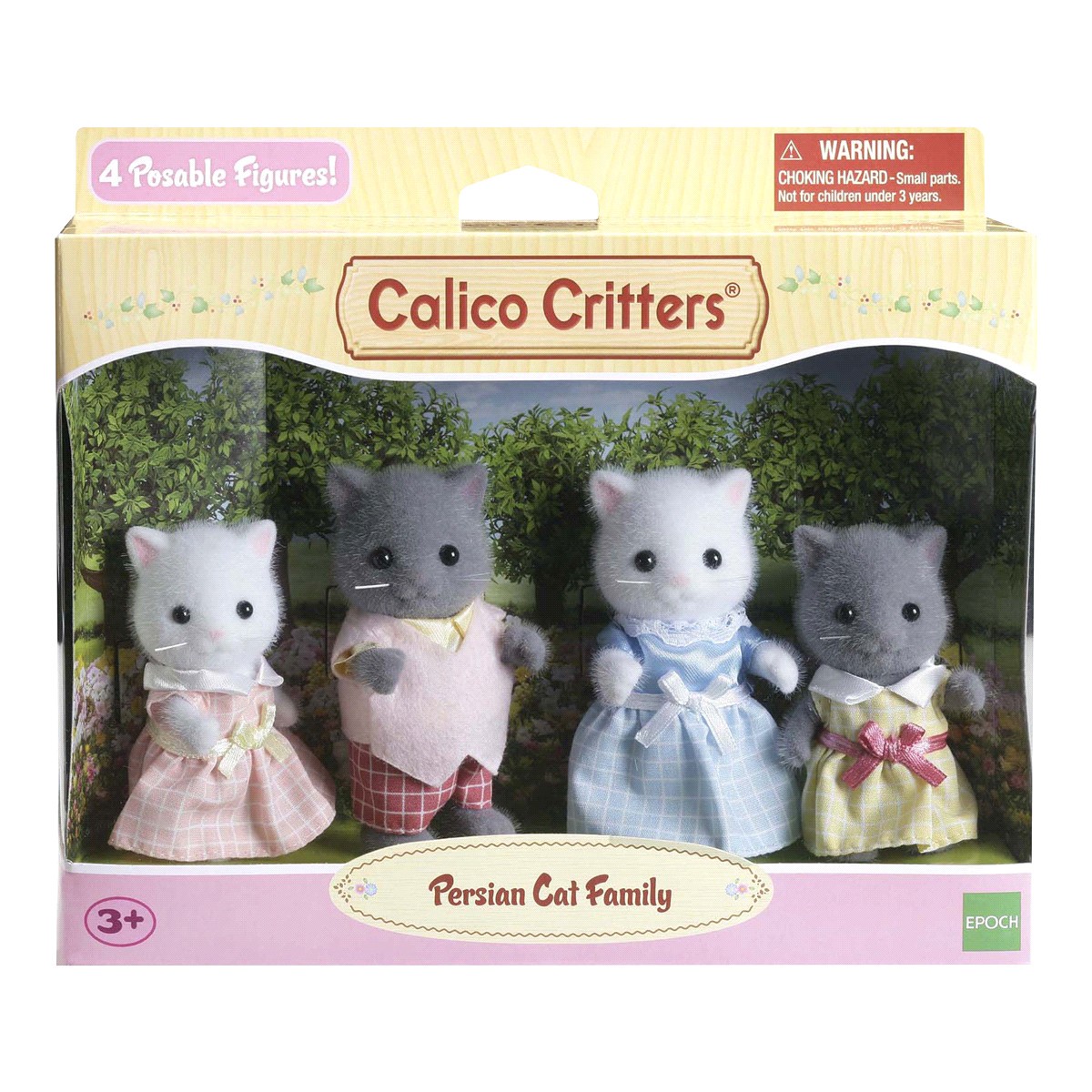 slide 2 of 2, Calico Critters Persian Cat Family, 4 ct