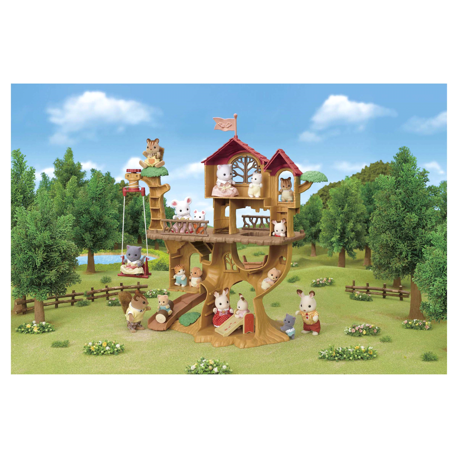 slide 4 of 4, Calico Critters Adventure Tree House, 1 ct