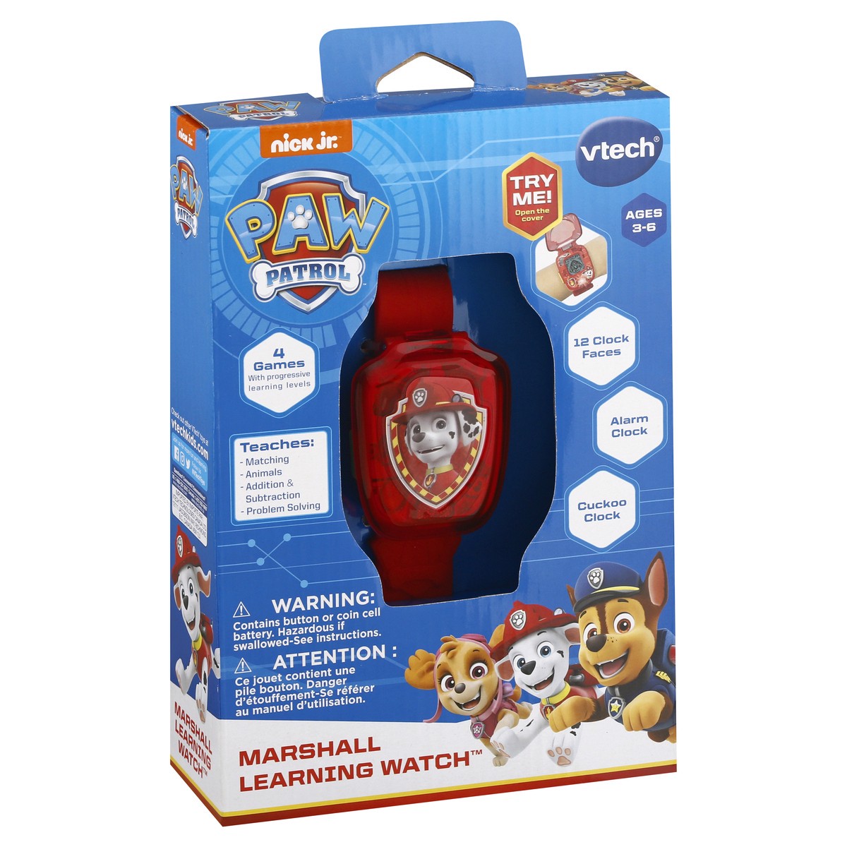 slide 2 of 9, VTech Paw Patrol Marshall Learning Watch 1 ea, 1 ct