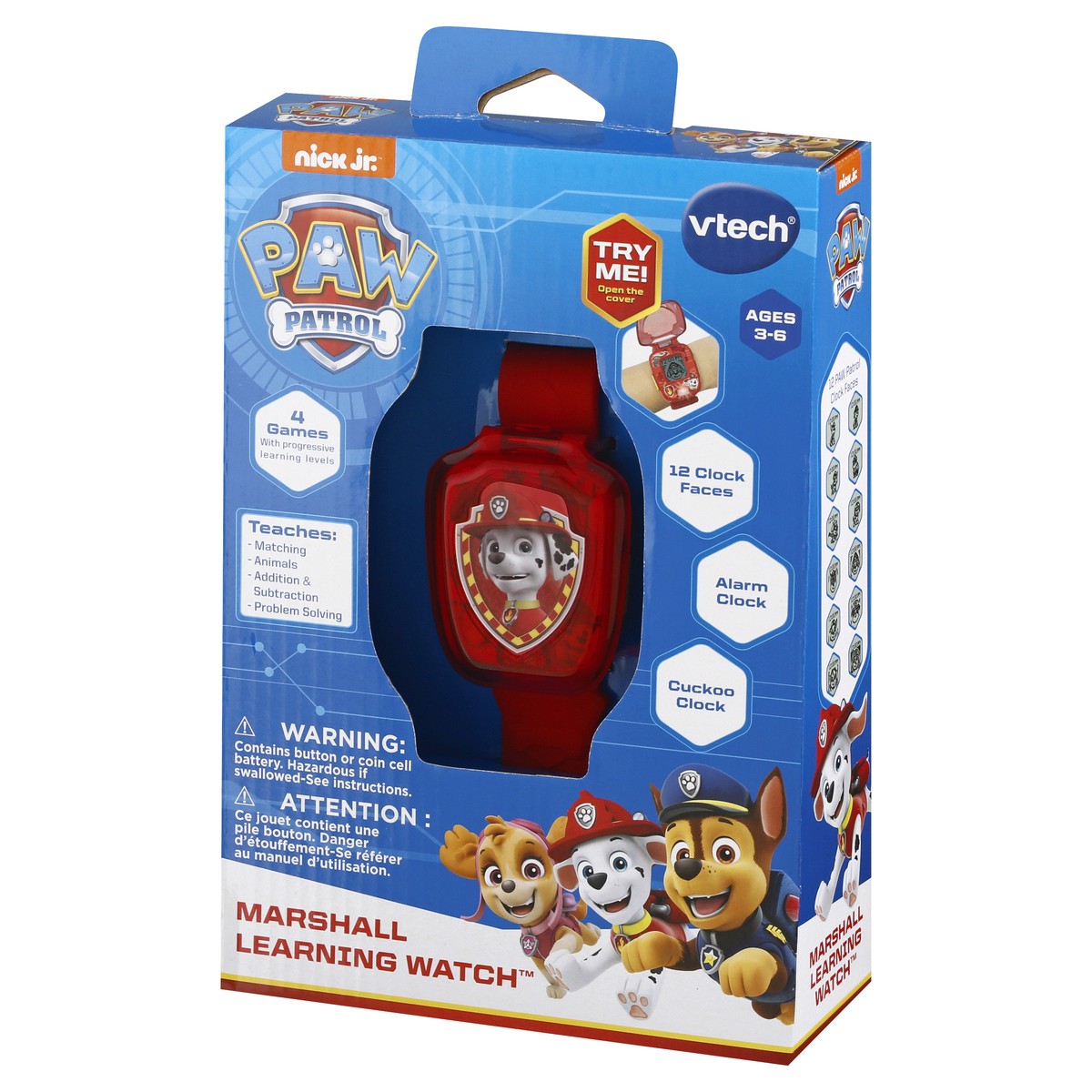 slide 3 of 9, VTech Paw Patrol Marshall Learning Watch 1 ea, 1 ct