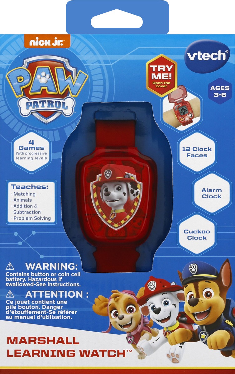 slide 6 of 9, VTech Paw Patrol Marshall Learning Watch 1 ea, 1 ct