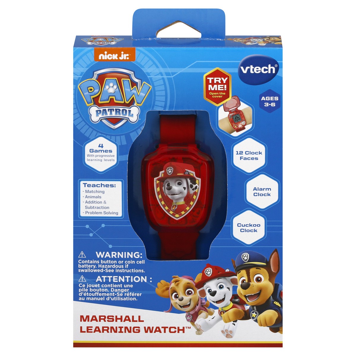 slide 1 of 9, VTech Paw Patrol Marshall Learning Watch 1 ea, 1 ct