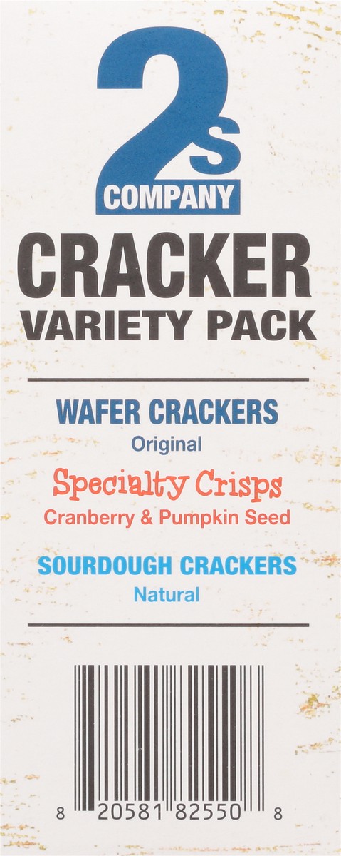slide 2 of 9, 2s Company Crackers, Variety Pack, 3 ct