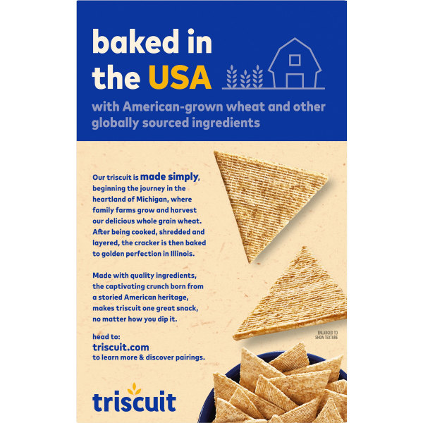 slide 4 of 13, Triscuit Thin Crisps Crackers White Cheddardar Flavor, 7.1 oz