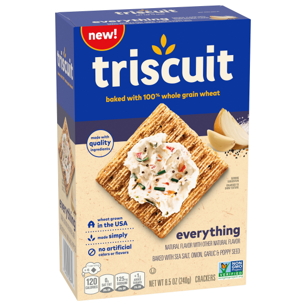 slide 13 of 13, Triscuit Crackers Everything Bagel Flavor - 8.5 oz, 8.5 oz