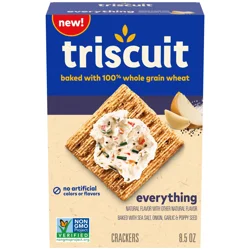 Triscuit Crackers Everything Bagel Flavor - 8.5 oz