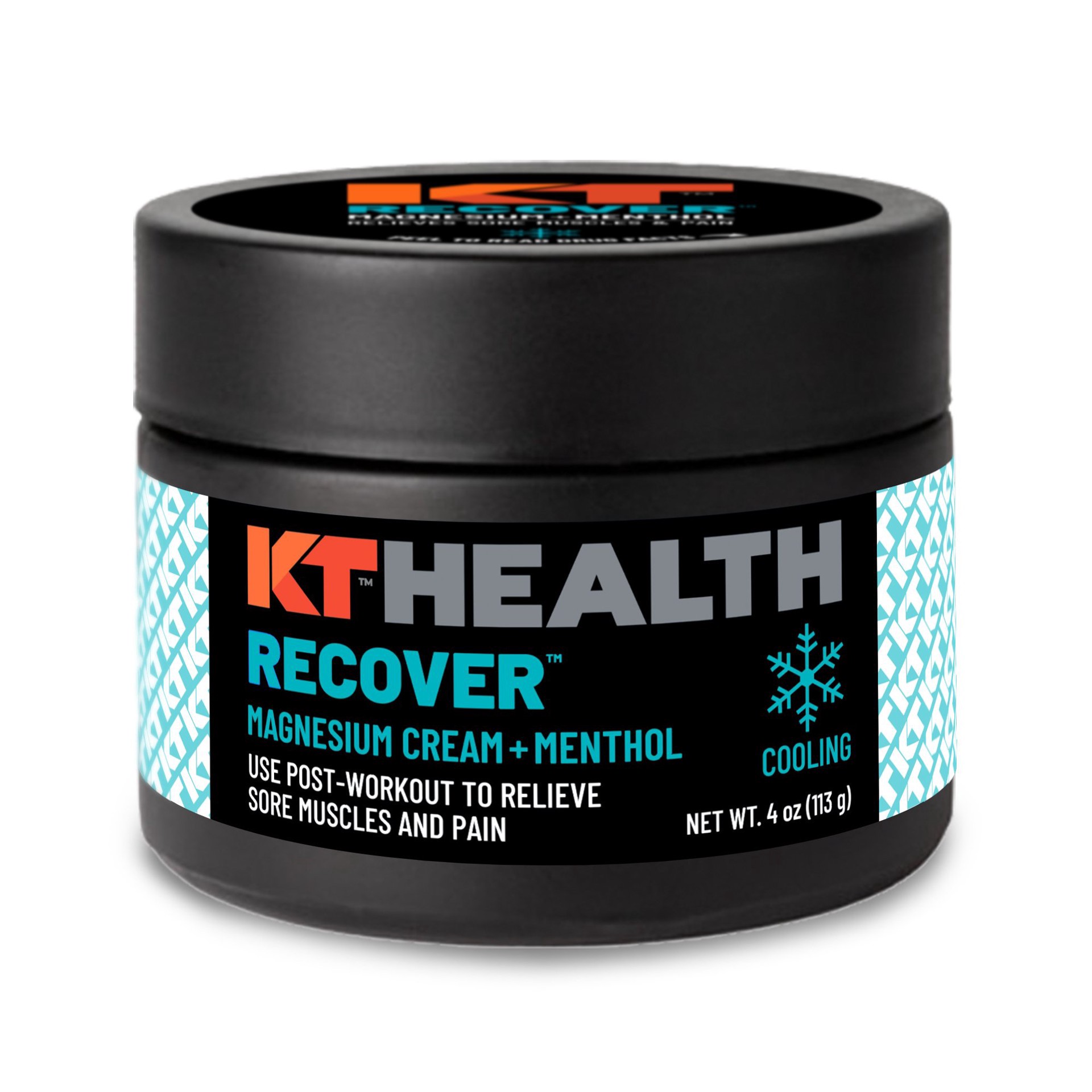 slide 1 of 1, KT Health Recover Magnesium Cream + Menthol 4 oz, 4 oz