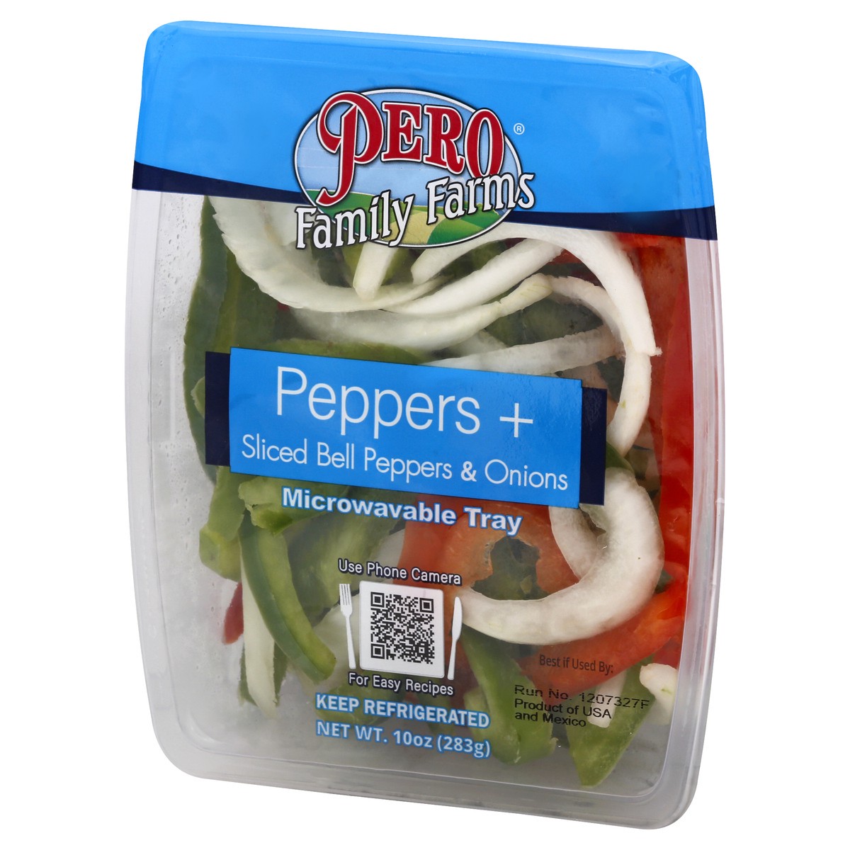 slide 9 of 9, Pero Family Farms Peppers + Sliced Bell Peppers & Onions 10 oz, 10 oz