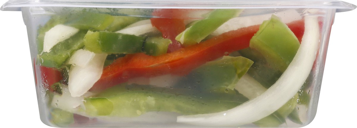 slide 3 of 9, Pero Family Farms Peppers + Sliced Bell Peppers & Onions 10 oz, 10 oz