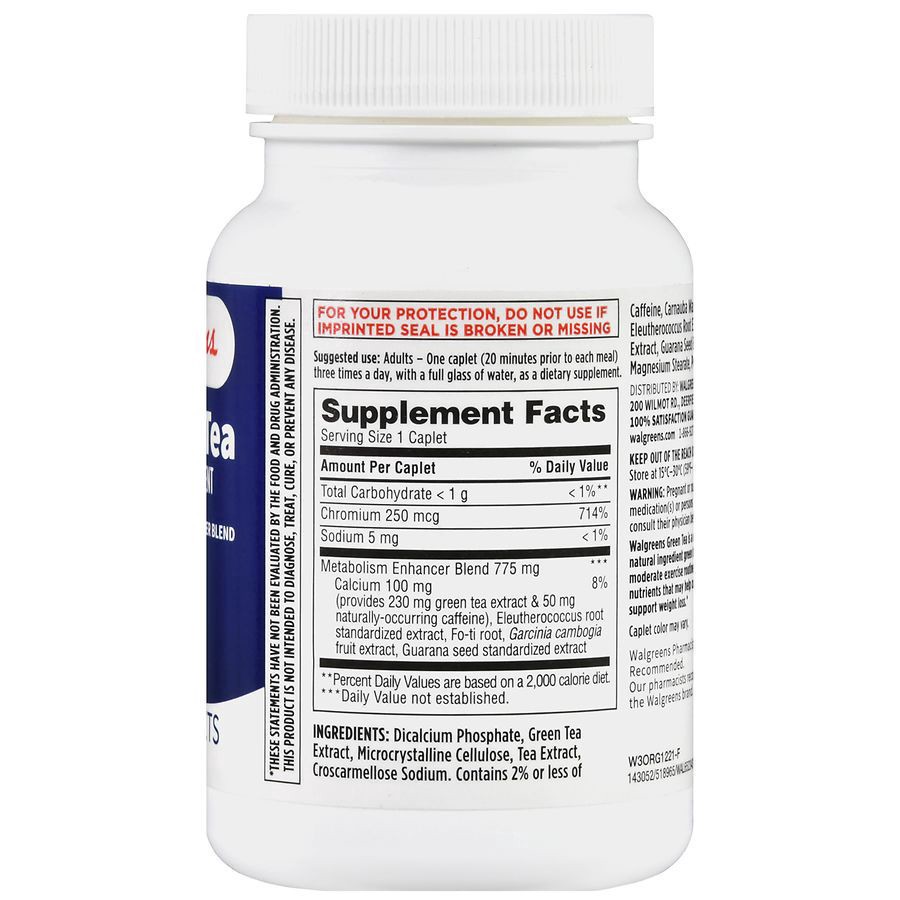 slide 4 of 5, Walgreens Mega Green Tea - 100 ct, 100 ct