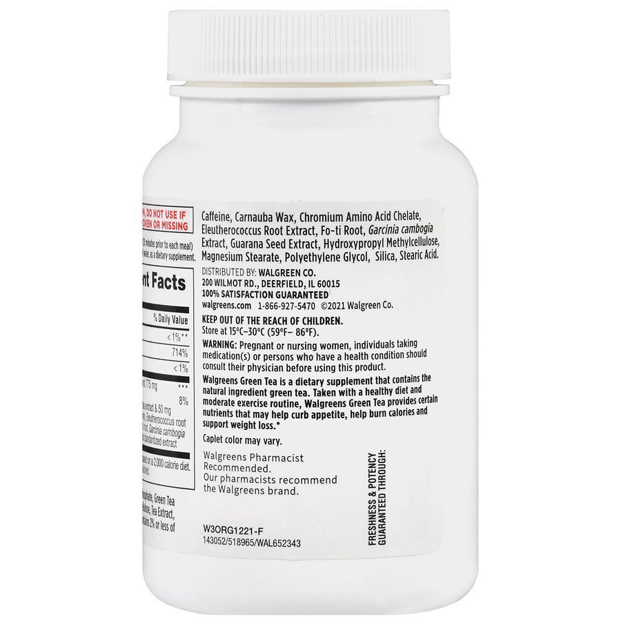 slide 3 of 5, Walgreens Mega Green Tea - 100 ct, 100 ct