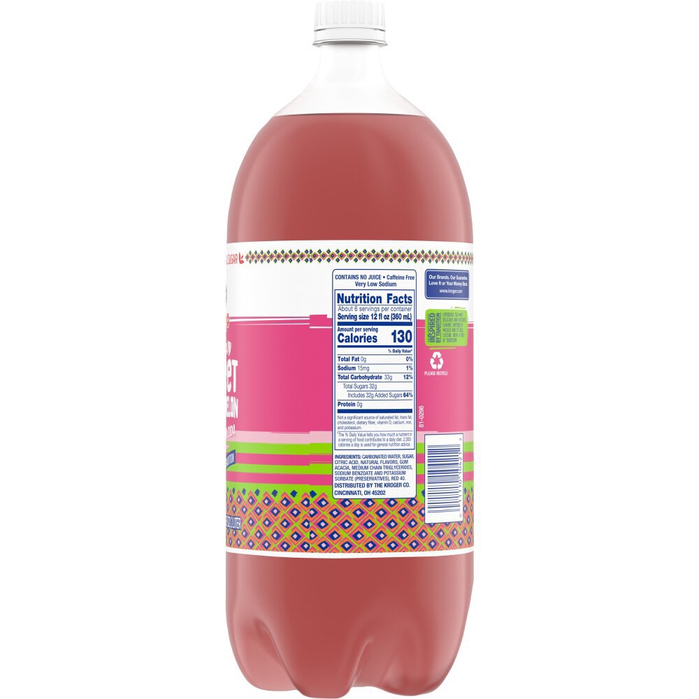 slide 1 of 2, Kroger Mercado Sandia Sweet Watermelon Soda, 67.6 fl oz