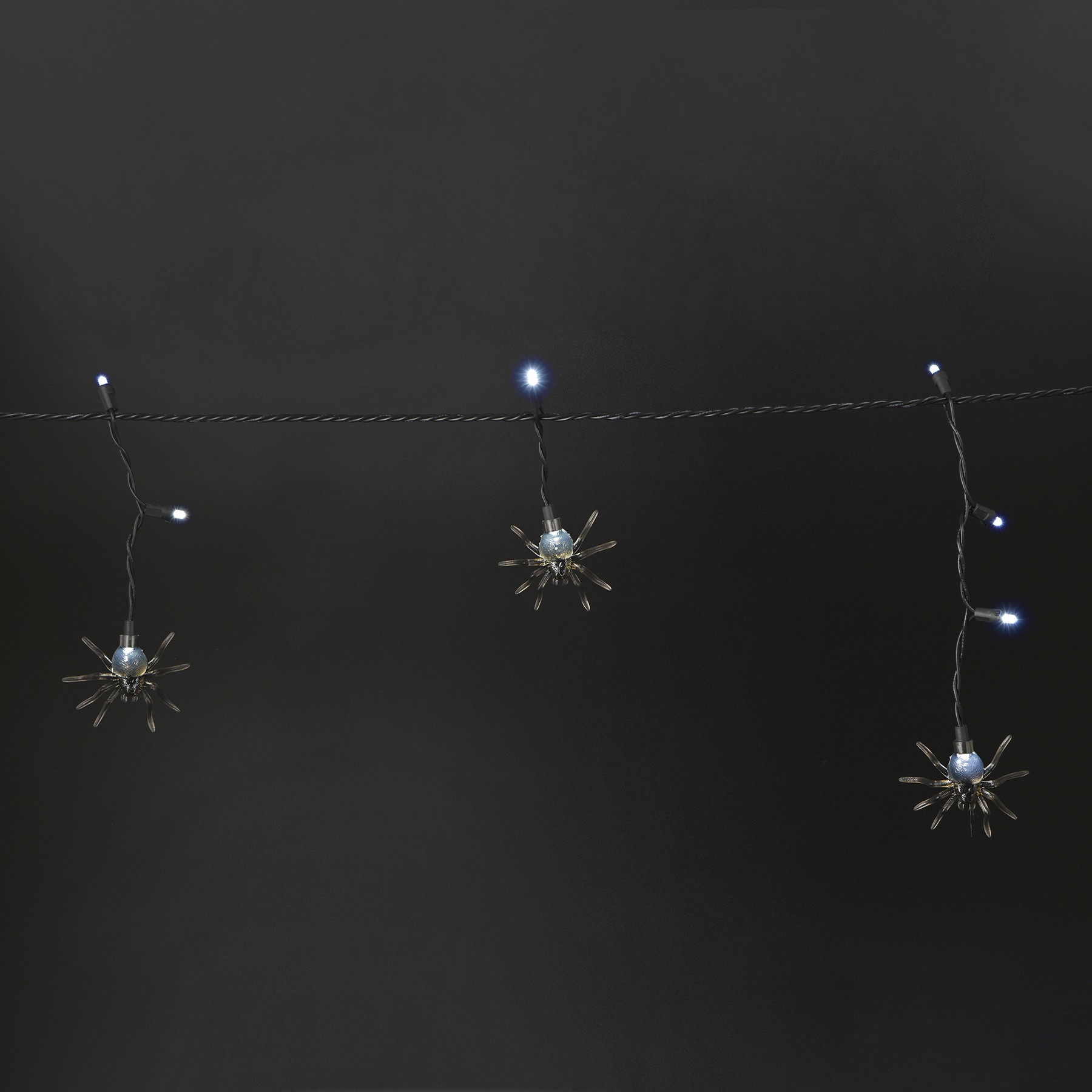 slide 2 of 2, 25ct. Cool White Led Icicle Spider Icon String Lights By Ashland, 25 ct