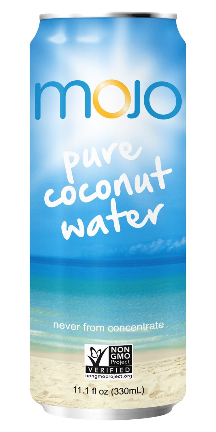 slide 1 of 1, Mojo Pure Coconut Water, 6 ct; 66.6 fl oz