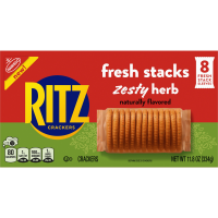 slide 27 of 29, Nabsicoisco Ritz Crackers Zesty Herb Fresh Stacks 8 Pk, 11.8 oz