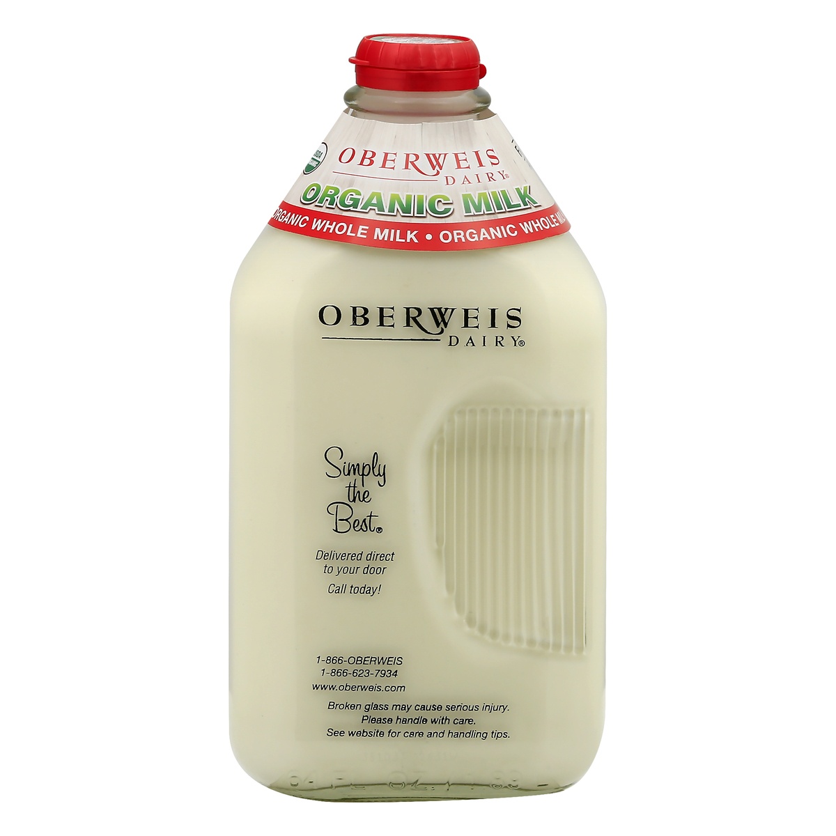 slide 1 of 1, Oberweis Dairy Organic Whole Milk , 64 fl oz