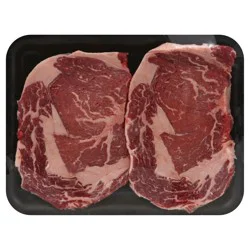 Harris Teeter Reserve Angus Beef Angus Beef Ribeye Steak Thin Cut