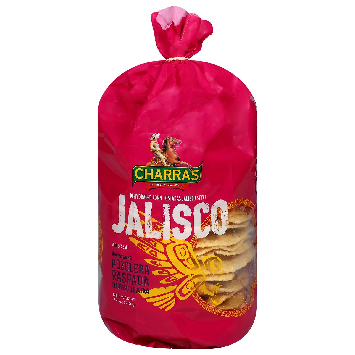 slide 2 of 13, Charras Jalisco Style Corn Tostadas, 7.4 oz