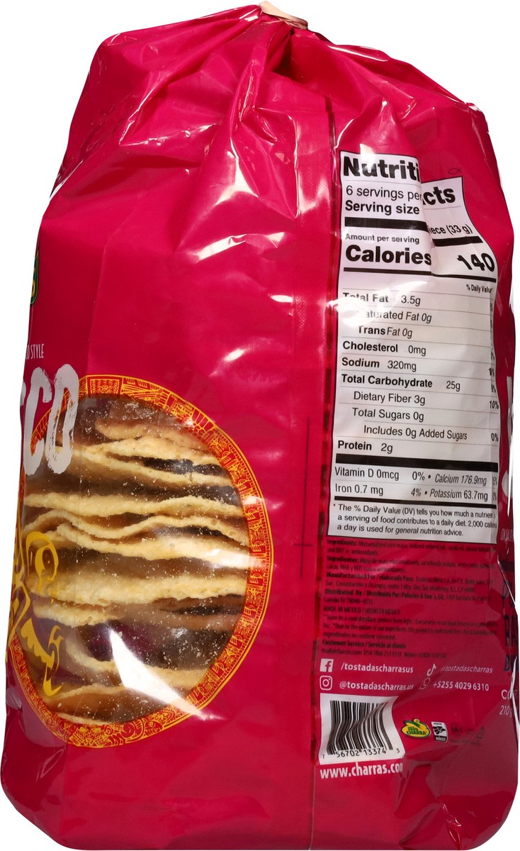 slide 5 of 13, Charras Jalisco Style Corn Tostadas, 7.4 oz