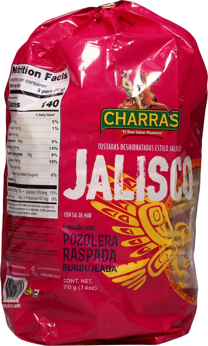 slide 8 of 13, Charras Jalisco Style Corn Tostadas, 7.4 oz