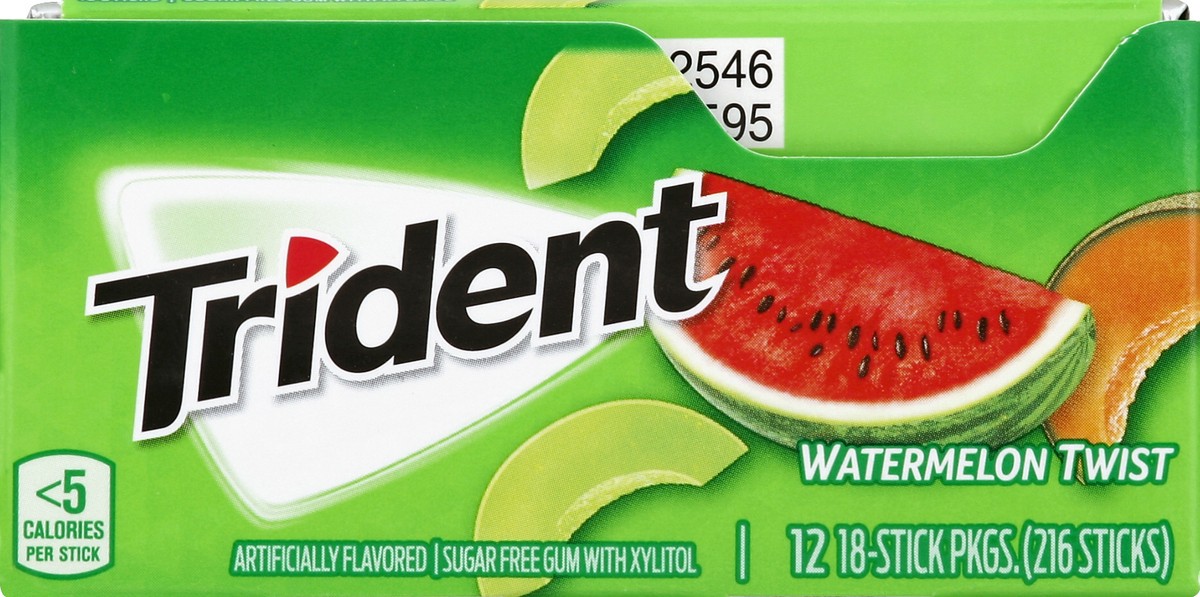 slide 6 of 6, Trident Gum 12 ea, 12 ct