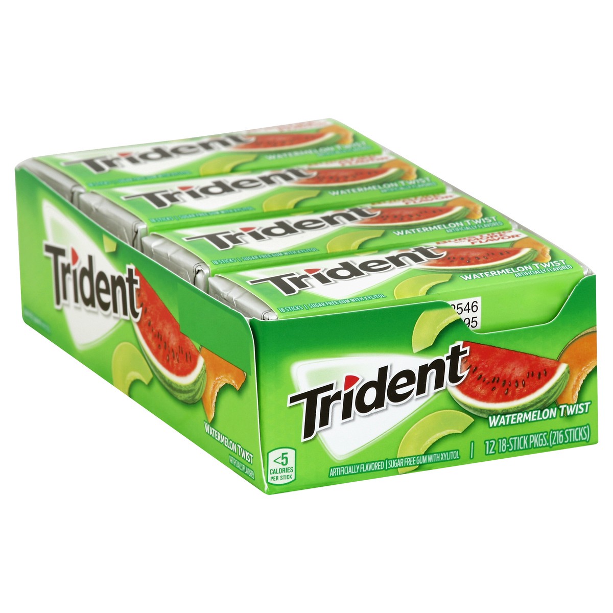 slide 5 of 6, Trident Gum 12 ea, 12 ct