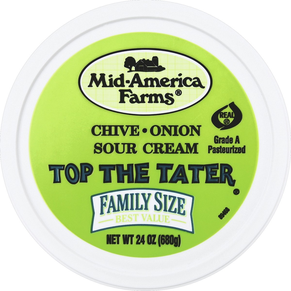 slide 2 of 3, Mid America Farms Sour Cream 24 oz, 24 oz