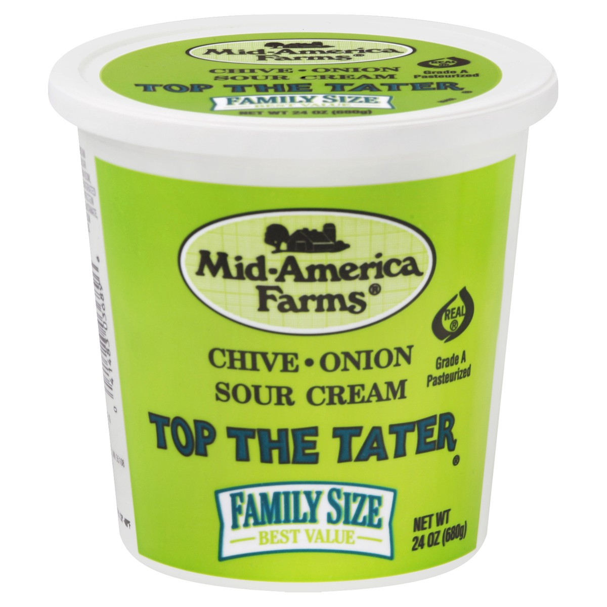 slide 3 of 3, Mid America Farms Sour Cream 24 oz, 24 oz