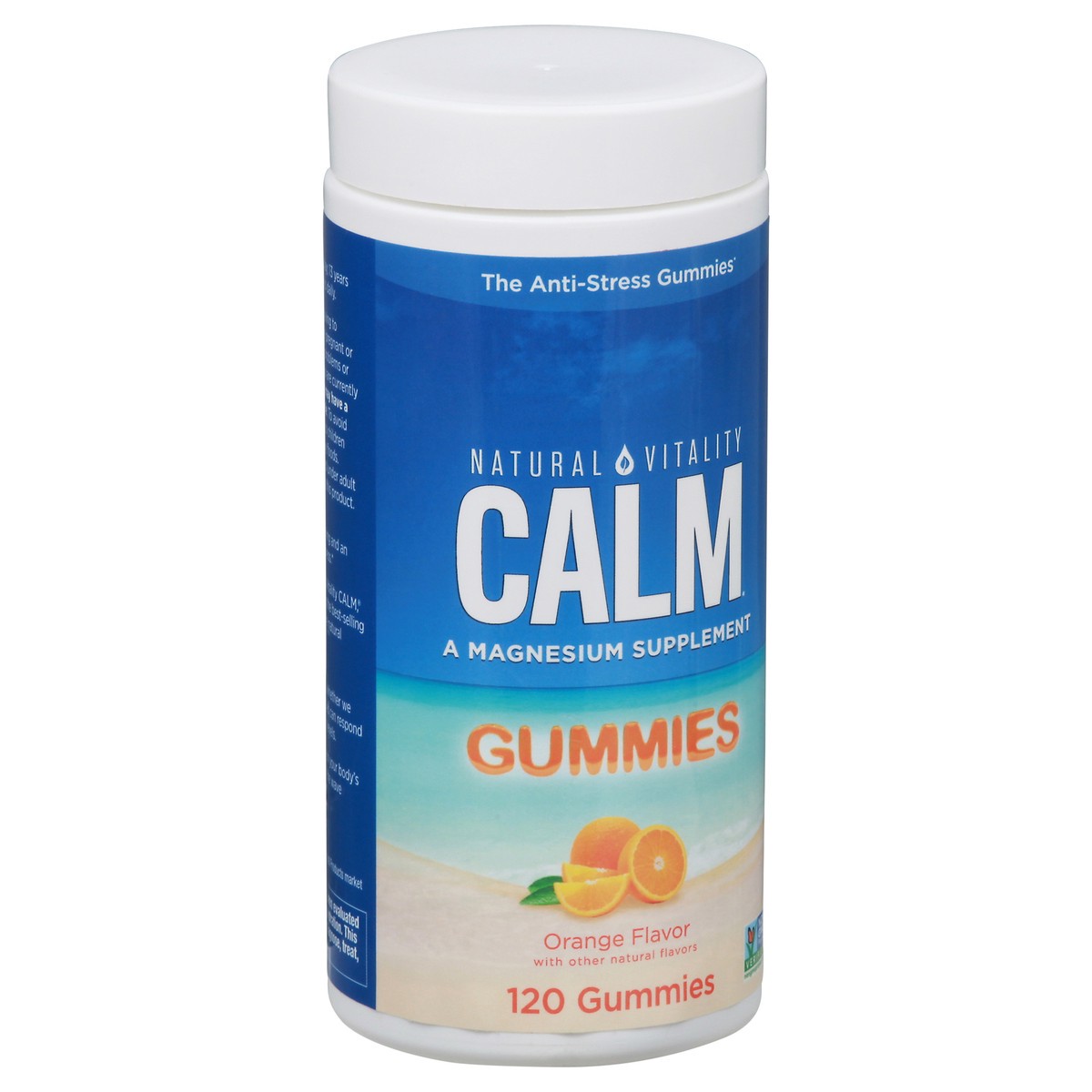 slide 8 of 9, Natural Vitality CALM Orange Flavored Gummies Magnesium Supplement, 120 Count, 1 Bottle, 1 ct