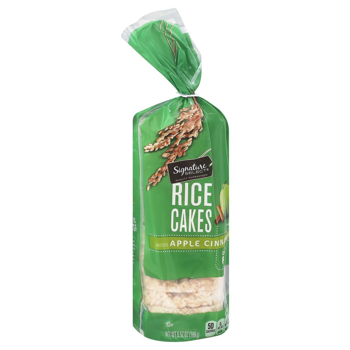 slide 2 of 9, Signature Select Apple Cinnamon Rice Cakes 6.52 oz, 6.52 oz