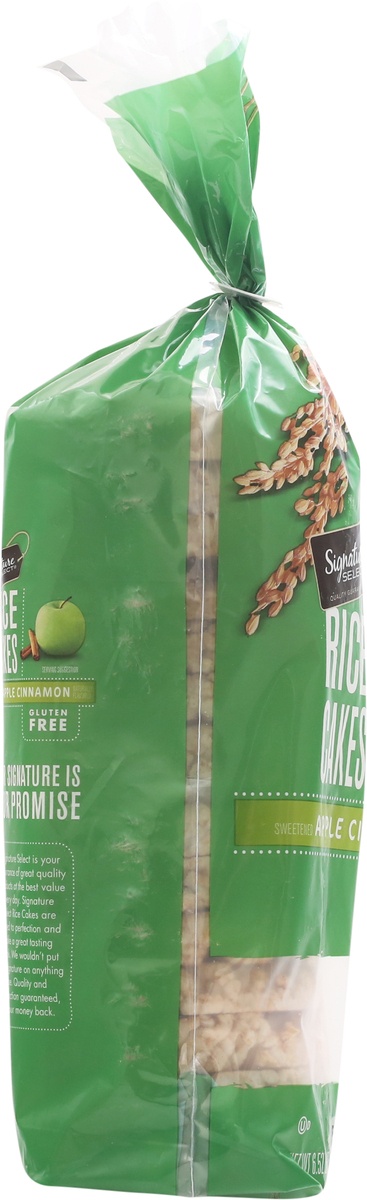 slide 7 of 9, Signature Select Apple Cinnamon Rice Cakes 6.52 oz, 6.52 oz