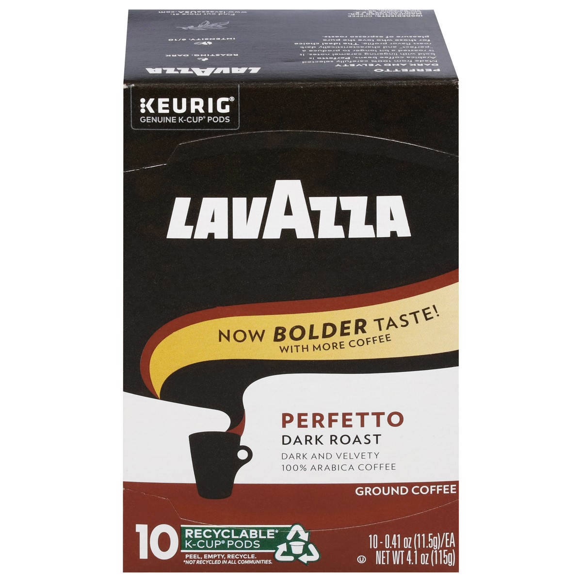 slide 9 of 16, Lavazza House Blend Perfetto, Single-Serve Keurig K-Cup Pods, Medium Roast Coffee, 10-Count Box, 10 ct