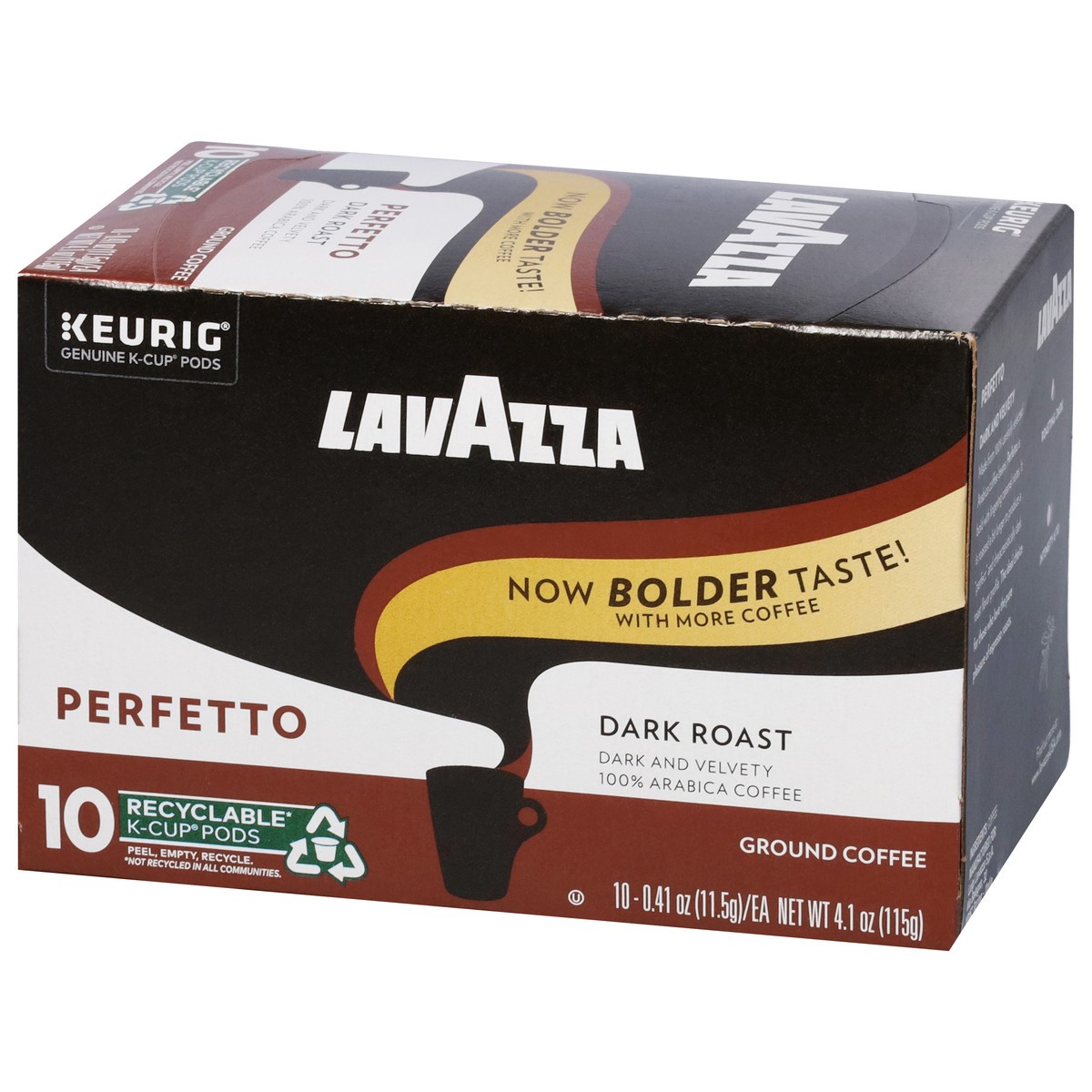 slide 16 of 16, Lavazza House Blend Perfetto, Single-Serve Keurig K-Cup Pods, Medium Roast Coffee, 10-Count Box, 10 ct