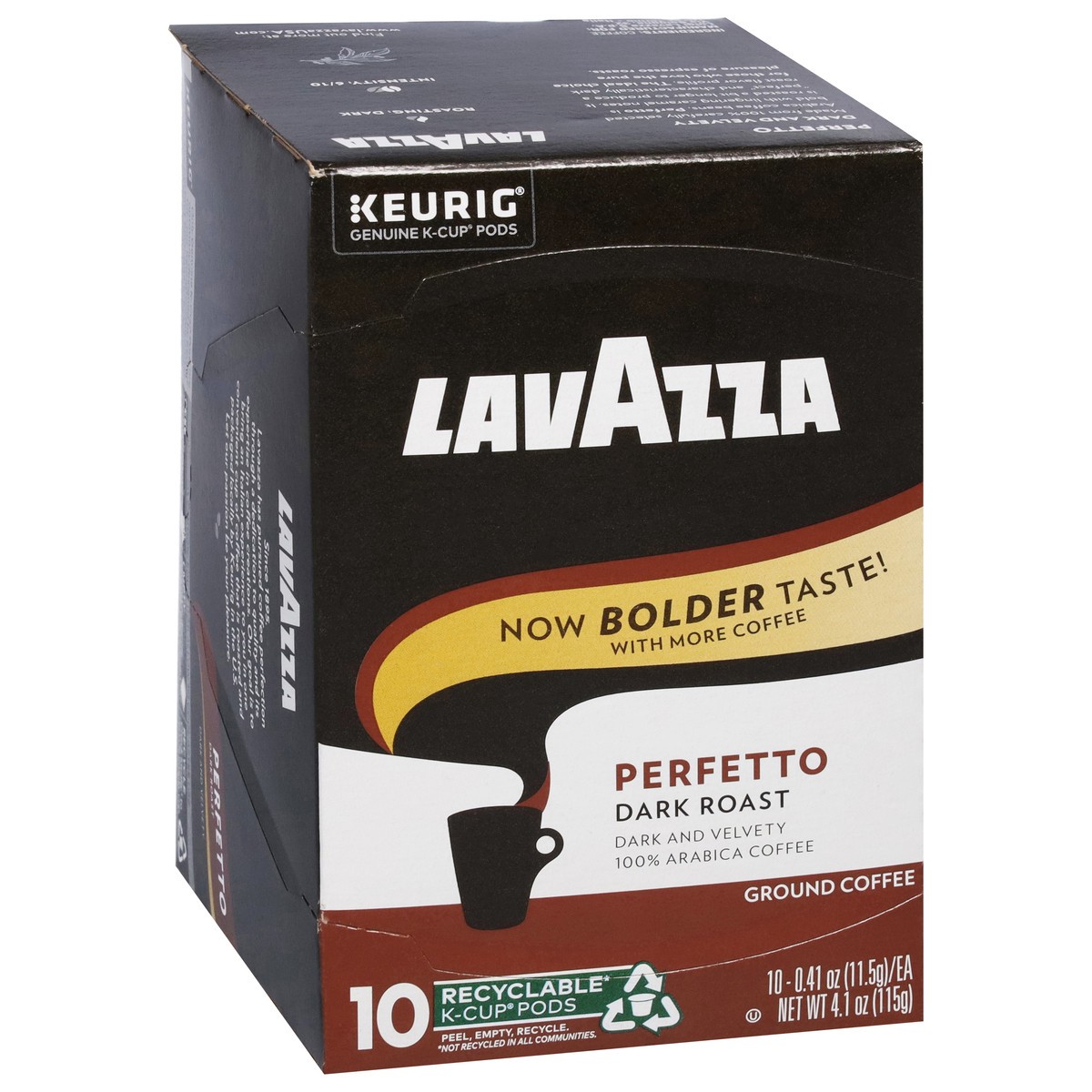 slide 10 of 16, Lavazza House Blend Perfetto, Single-Serve Keurig K-Cup Pods, Medium Roast Coffee, 10-Count Box, 10 ct