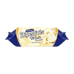 McVitie's Digestives with White Vanilla Coating Wheat Biscuits 8.2 oz