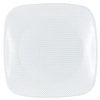 slide 5 of 9, Corelle Rounded Square Plate Pure White, 6.5 in